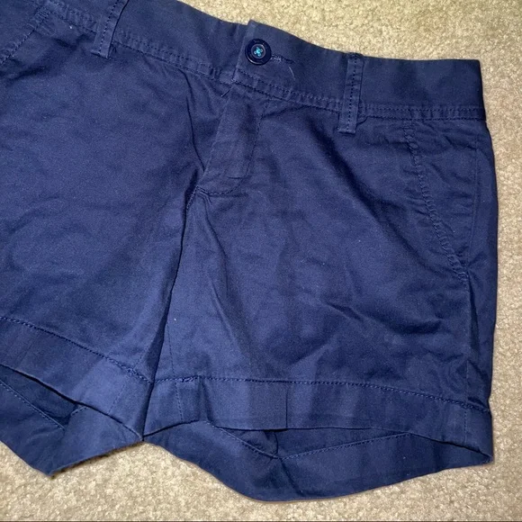 (Lizzy Pulitzer Dark Blue Callahan High Waist shorts size 2 - Picture 4 of 13